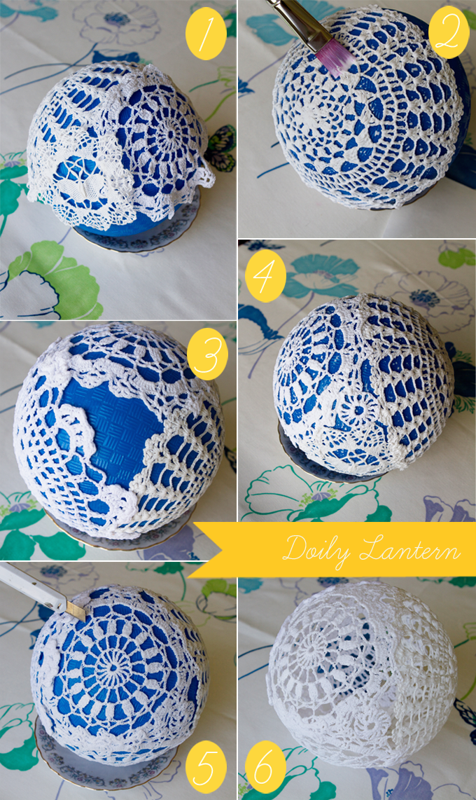 Diy Lace Lanterns Easy Craft Ideas