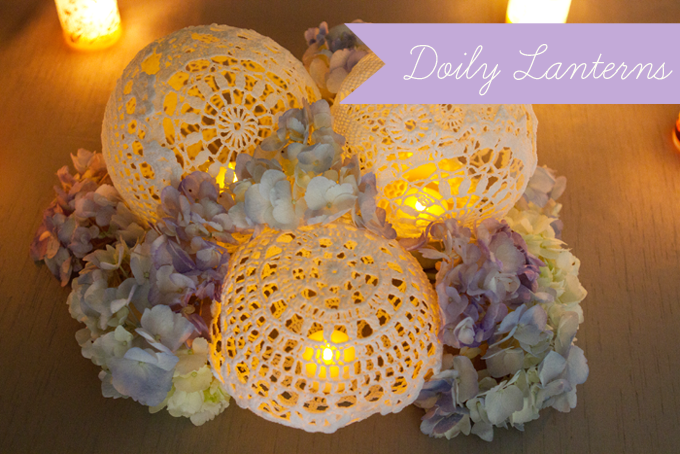 Doily Lantern