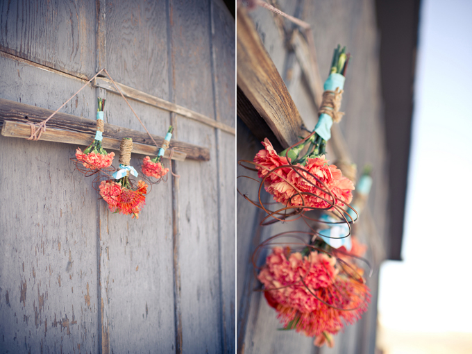 Tangerine and Turquoise Rustic Styled Shoot