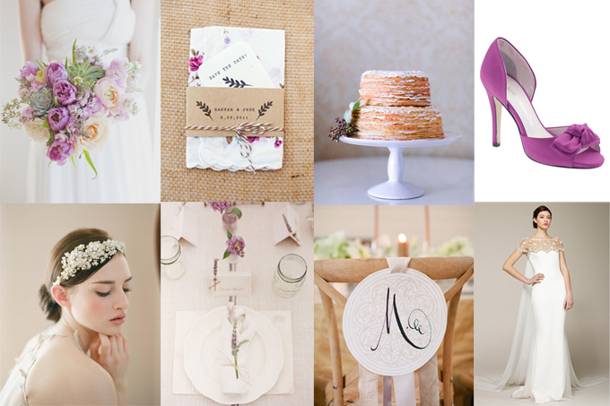 Lavender Wedding Inspiration | Glamour and Grace