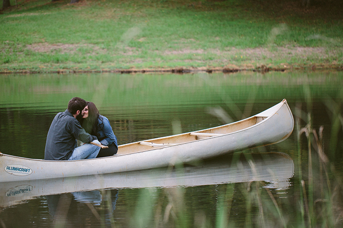 Rustic Canoe Engagement Session Glamour And Grace 8212