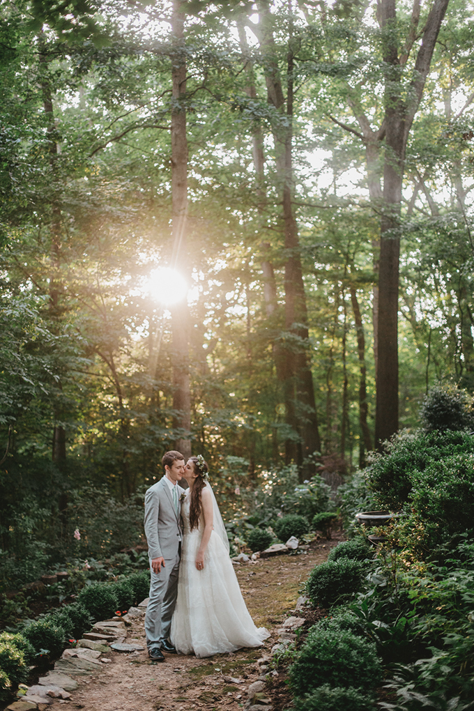 Intimate Garden Wedding Glamour And Grace