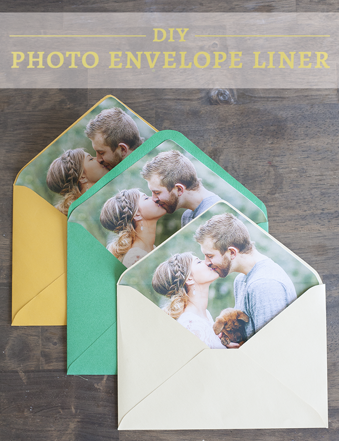 Free Wedding Printable - DIY Envelope Liners Tutorial