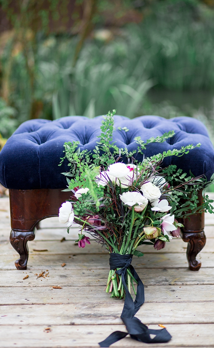 Jewel Tone Garden Wedding Inspiration Glamour & Grace