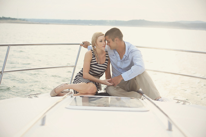 Photo Fridays | A Summer Boat Engagement | Glamour & Grace