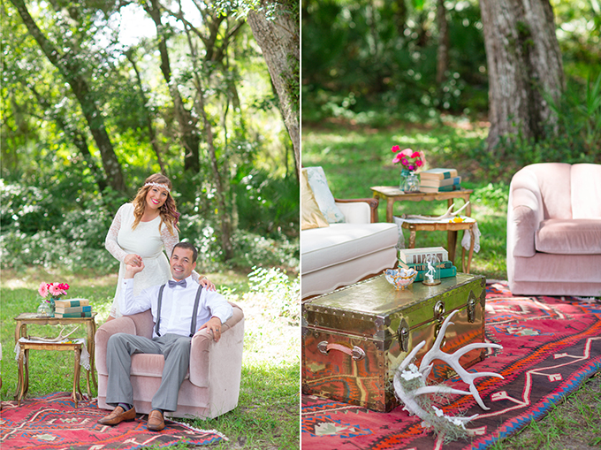 Whimsical Bohemian Wedding Inspiration | Glamour & Grace