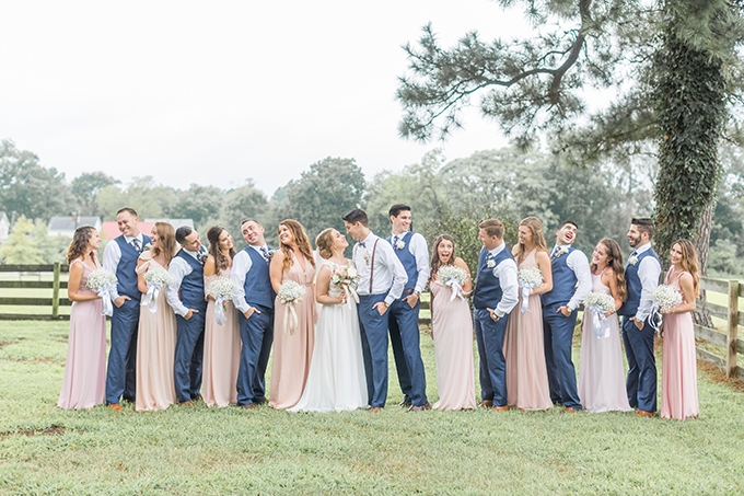 Rustic Blush Wedding | Glamour & Grace