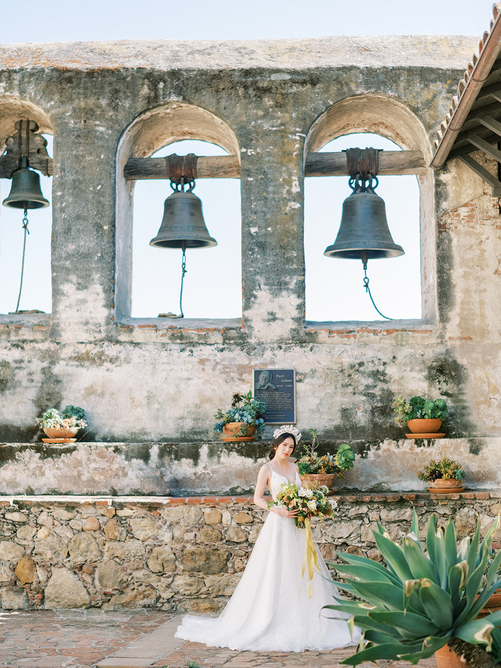 Ethereal Bridal Style with Pops of Yellow | Glamour & Grace