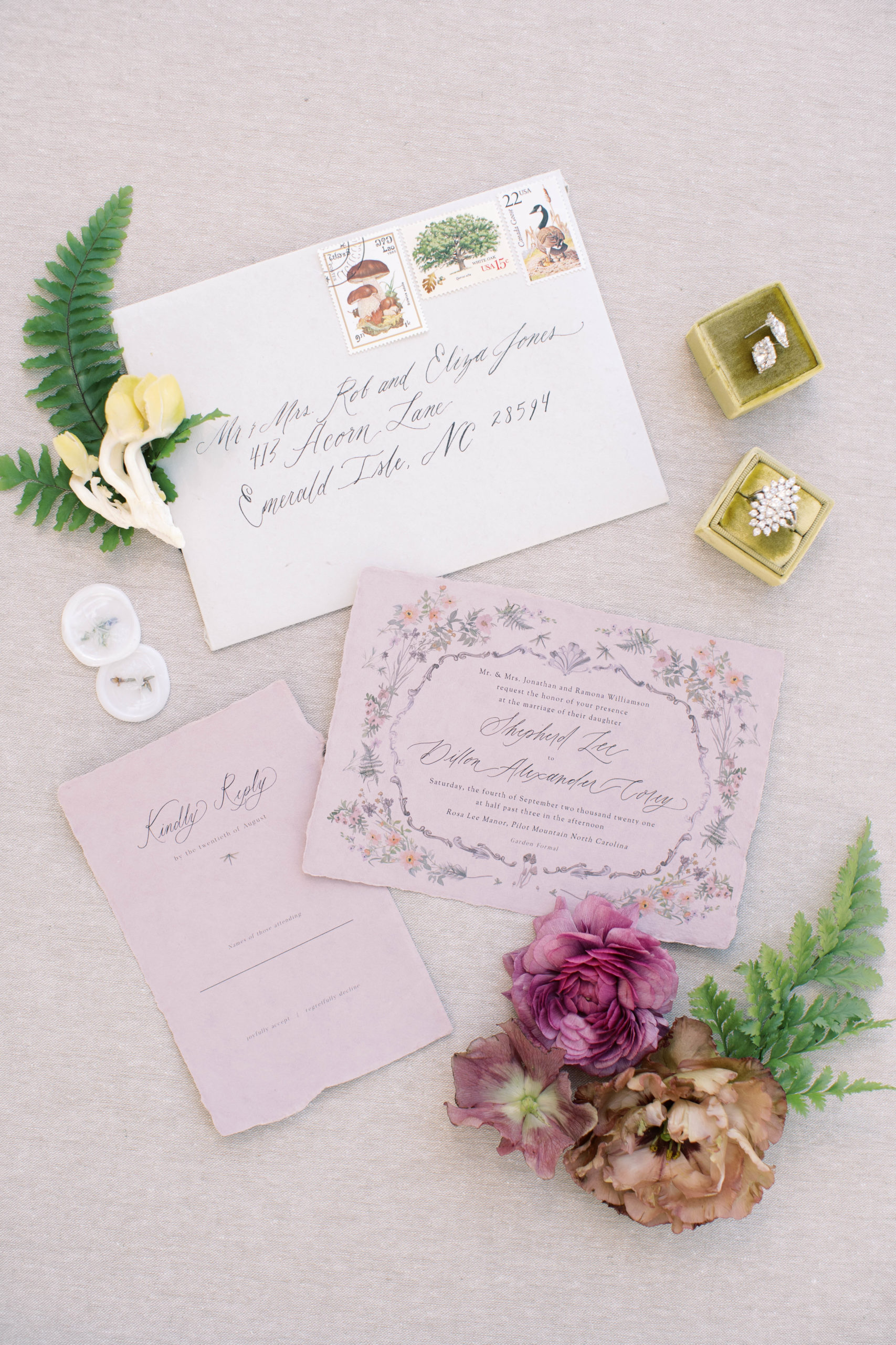 Elegant Woodland Wedding Ideas | Glamour & Grace